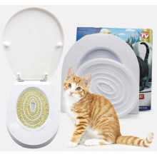 Portable Pet Litter Toilet Cat Toilet Training Cat Toilet Seat Trainer
